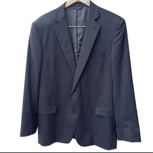 Brooks Brothers 1818 Estrato Trabaldo Togna Italy Black Sports CoatMen 44R/38W